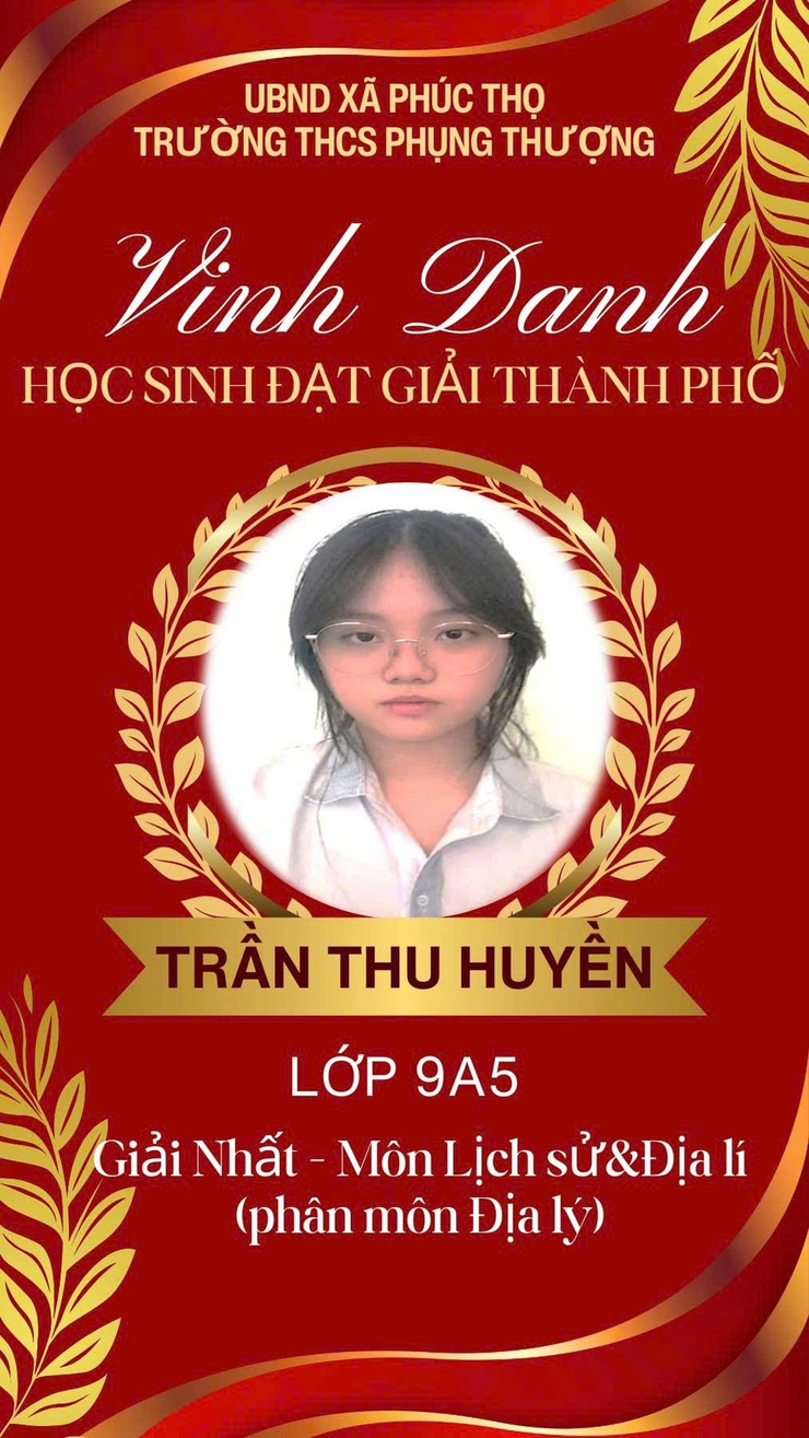  GƯƠNG HỌC SINH GIỎI CẤP THÀNH PHỐ TIÊU BIỂU XUẤT SẮC- Ảnh 3.
