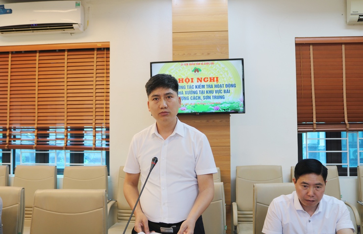 Quốc Oai: triển khai kế hoạch kiểm tra toàn diện hoạt động các nhà xưởng tại Bãi Phượng Cách, Sơn Trung- Ảnh 4.