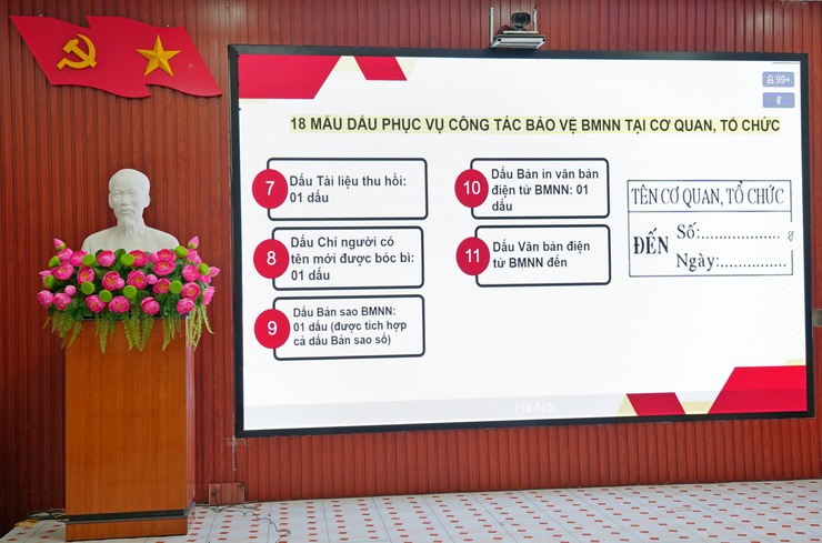SƠN TÂY THAM DỰ TRỰC TUYẾN HỘI NGHỊ TẬP HUẤN VỀ BẢO VỆ BÍ MẬT NHÀ NƯỚC VÀ AN TOÀN THÔNG TIN- Ảnh 4.