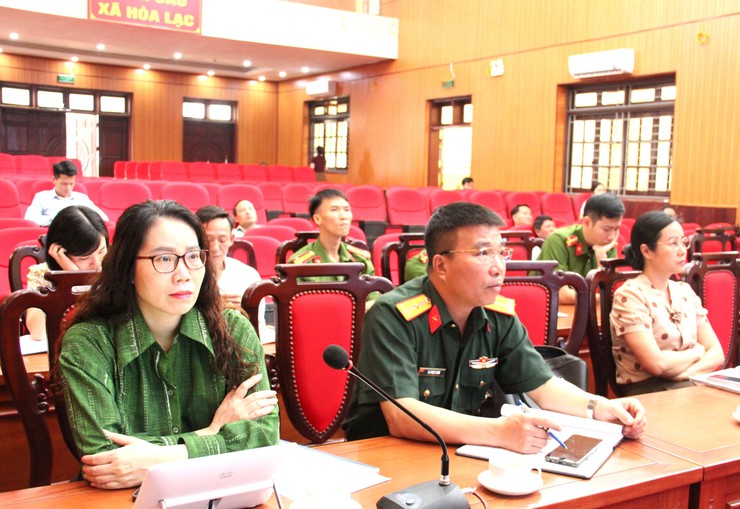 Hòa Lạc tham dự hội nghị trực tuyến tập huấn công tác bảo vệ bí mật nhà nước và bảo đảm an ninh mạng

- Ảnh 4.