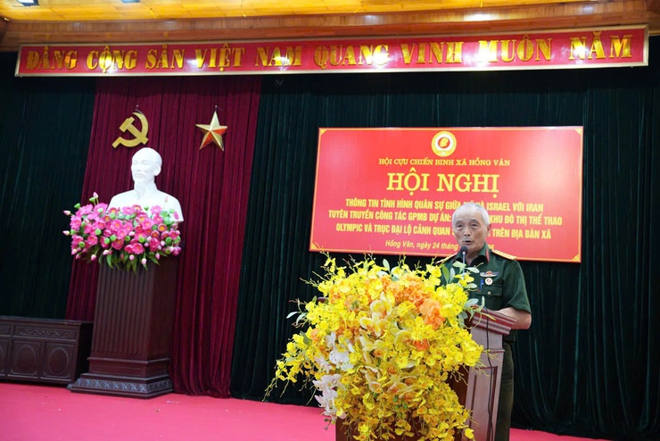 Hội cựu chiến binh xã Hồng Vân: Thông tin thời sự cho hội viên- Ảnh 3.