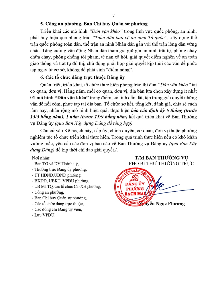 Kế hoạch Tổ chức quán triệt và triển khai thực hiện Chỉ thị số 10-CT/TU, ngày 25/3/2026 của Ban Thường vụ Thành ủy Hà Nội về "Nâng cao chất lượng, hiệu quả phong trào thi đua Dân vận khéo trong tình hình mới"- Ảnh 7.