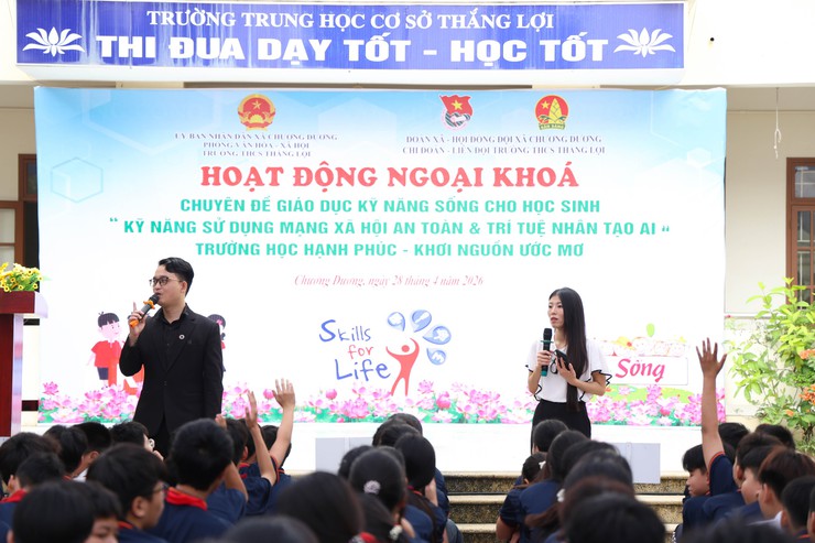 Sôi nổi các hoạt động tháng 4 của Tuổi trẻ xã Chương Dương- Ảnh 1.