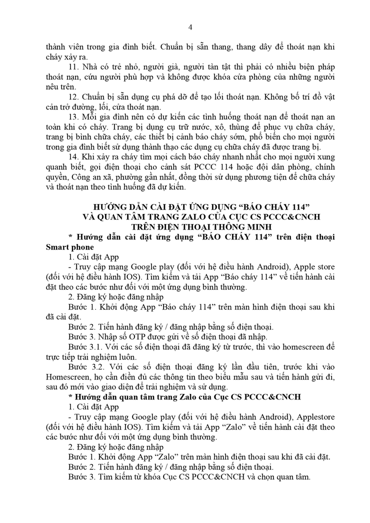 Thông báo về việc tăng cường công tác phòng cháy, chữa cháy và cứu nạn, cứu hộ trong mùa nắng nóng trên địa bàn phường Bạch Mai - Ảnh 4.