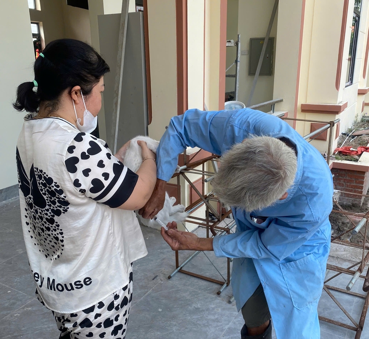Nam Phù tiếp tục đẩy mạnh tiêm phòng vắc xin dại cho đàn chó, mèo, chủ động bảo vệ sức khỏe cộng đồng- Ảnh 8.