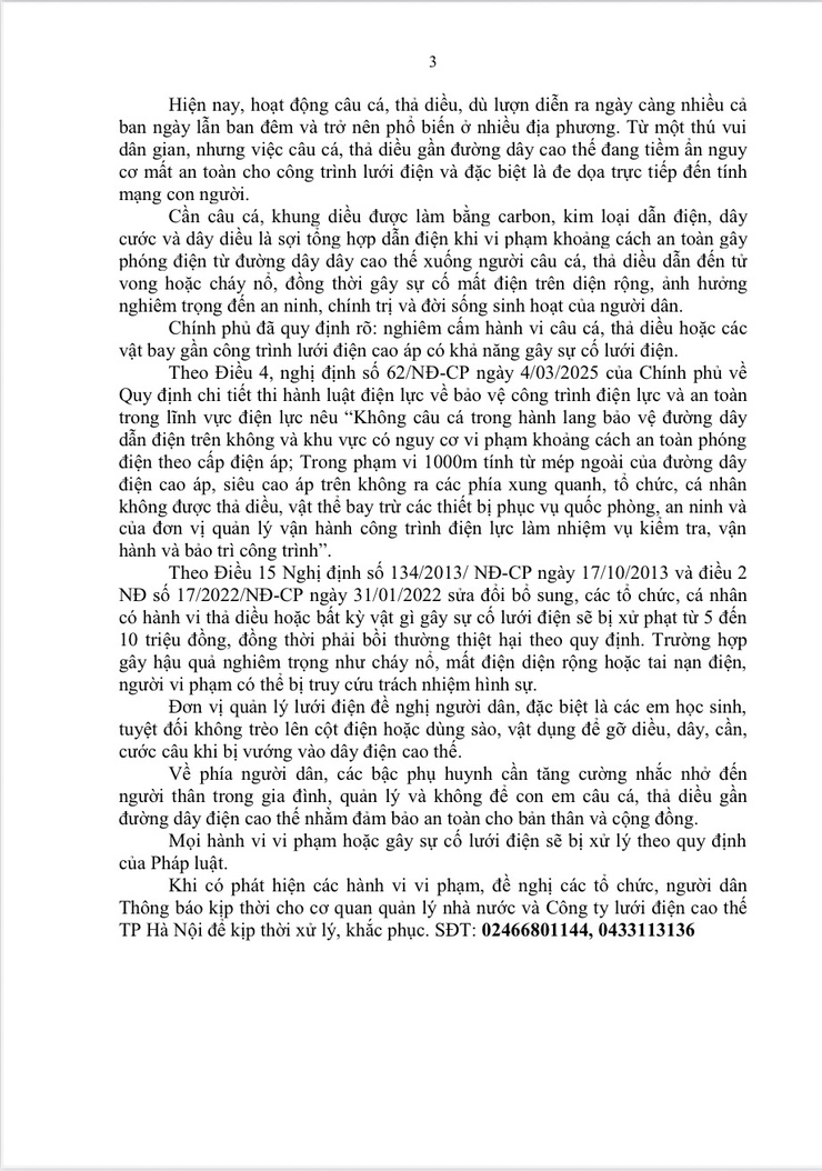 Phường Khương Đình tuyên truyền, đảm bảo an toàn hành lang lưới điện cao áp- Ảnh 3.
