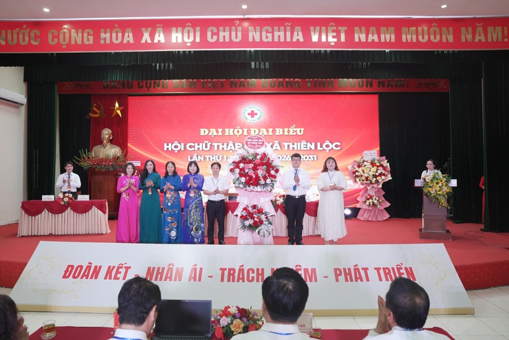 Đại hội đại biểu Hội Chữ thập đỏ xã Thiên Lộc lần thứ I, nhiệm kỳ 2026 – 2031: Khẳng định vai trò nòng cốt trong hoạt động nhân đạo, lan tỏa tinh thần nhân ái vì cộng đồng- Ảnh 4.