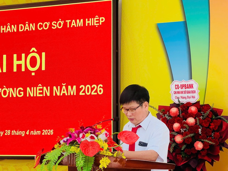 Đại hội Đại biểu thành viên thường niên Quỹ tín dụng nhân dân Tam Hiệp năm 2026 thành công tốt đẹp- Ảnh 3.