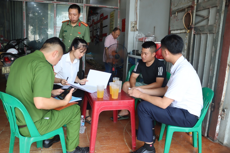 Phú Xuyên kiểm tra các điểm kinh doanh Internet, phát hiện vi phạm giờ hoạt động và PCCC- Ảnh 3.