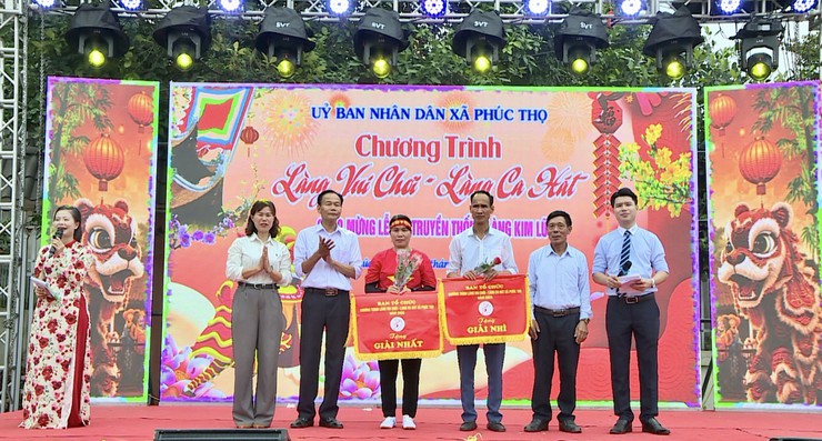 Sôi nổi Chương trình "Làng vui chơi – Làng ca hát" xã Phúc Thọ năm 2026 tại thôn Kim Lũ- Ảnh 8.