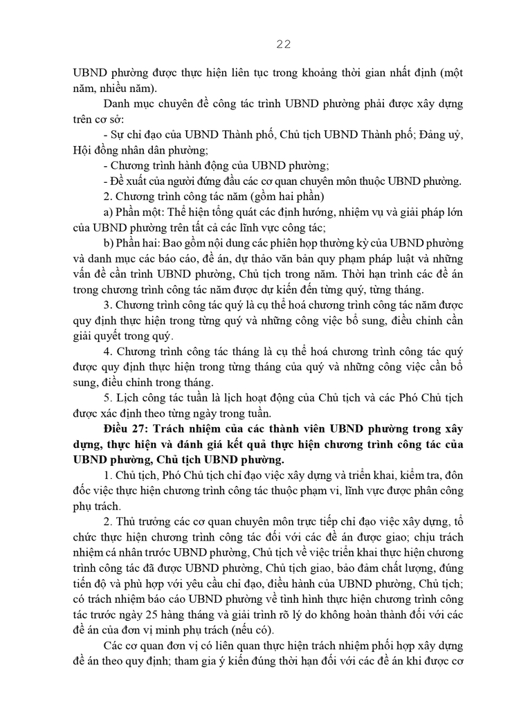 Quyết định về việc ban hành quy chế làm việc UBND phường Bạch Mai nhiệm kỳ 2026 - 2031- Ảnh 21.