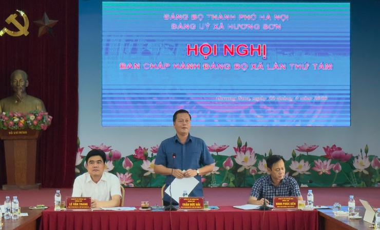 Hội nghị Ban Chấp hành Đảng bộ xã Hương Sơn lần thứ VIII: Siết kỷ cương, tăng tốc thực hiện nhiệm vụ- Ảnh 1.