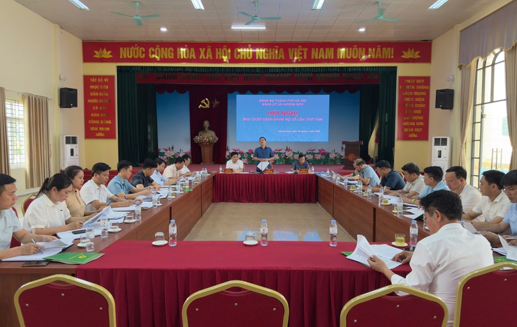 Hội nghị Ban Chấp hành Đảng bộ xã Hương Sơn lần thứ VIII: Siết kỷ cương, tăng tốc thực hiện nhiệm vụ- Ảnh 2.