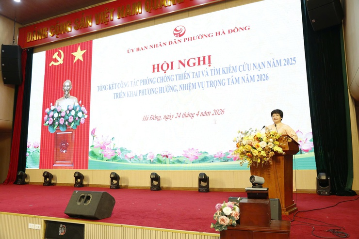 Phường Hà Đông chủ động nâng cao năng lực phòng, chống thiên tai, sẵn sàng ứng phó năm 2026- Ảnh 1.