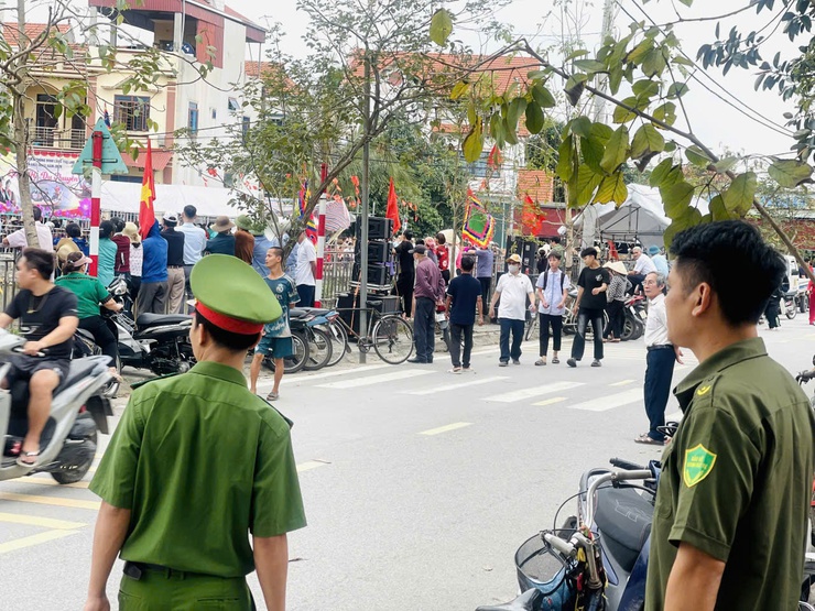 Công an xã Liên Minh: Bảo đảm an toàn chuỗi Lễ hội truyền thống- Ảnh 4.