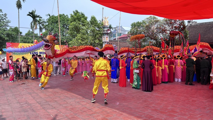  Lễ hội làng Mục Xá - Nét đẹp kết nghĩa hai làng bên dòng sông Đáy- Ảnh 3.
