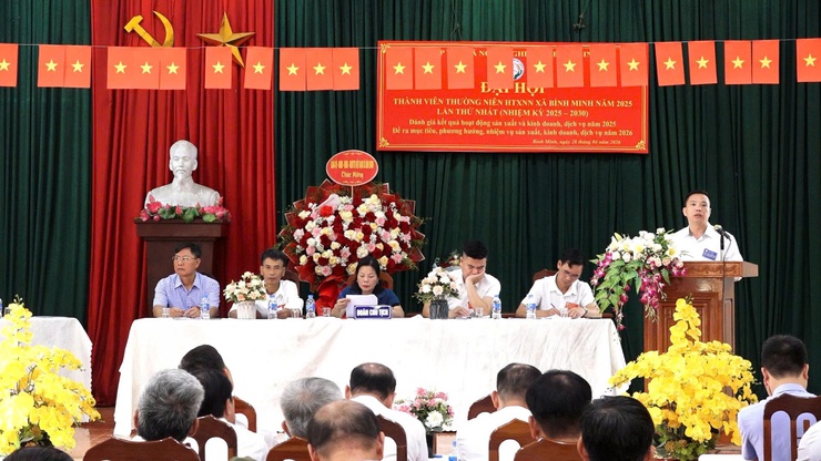 Đại hội đại biểu thành viên, thường niên Hợp tác xã nông nghiệp Bình Minh, lần thứ I, nhiệm kỳ 2025- 2030- Ảnh 6.