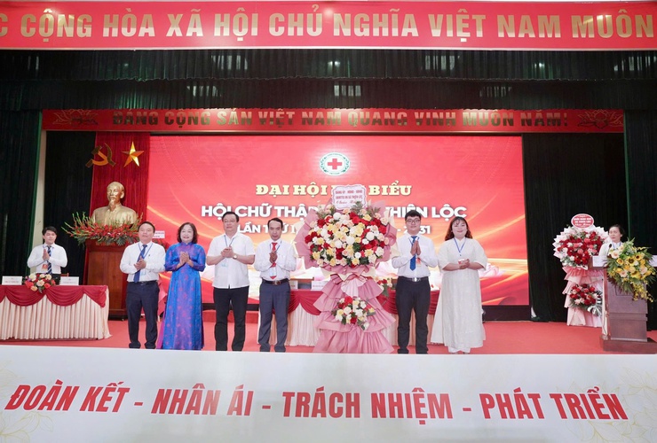 Đại hội đại biểu Hội Chữ thập đỏ xã Thiên Lộc lần thứ I, nhiệm kỳ 2026 – 2031: Khẳng định vai trò nòng cốt trong hoạt động nhân đạo, lan tỏa tinh thần nhân ái vì cộng đồng- Ảnh 3.