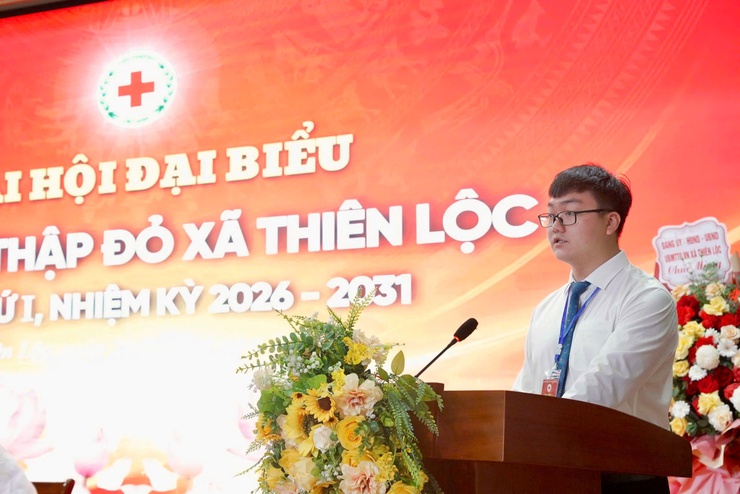 Đại hội đại biểu Hội Chữ thập đỏ xã Thiên Lộc lần thứ I, nhiệm kỳ 2026 – 2031: Khẳng định vai trò nòng cốt trong hoạt động nhân đạo, lan tỏa tinh thần nhân ái vì cộng đồng- Ảnh 15.