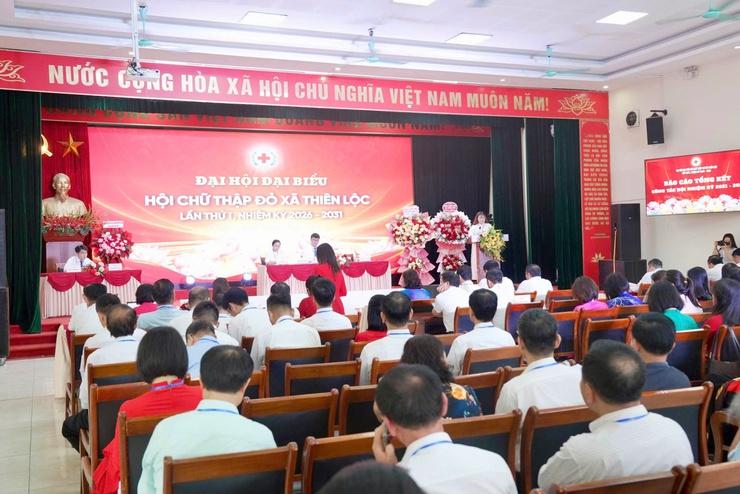 Đại hội đại biểu Hội Chữ thập đỏ xã Thiên Lộc lần thứ I, nhiệm kỳ 2026 – 2031: Khẳng định vai trò nòng cốt trong hoạt động nhân đạo, lan tỏa tinh thần nhân ái vì cộng đồng- Ảnh 10.