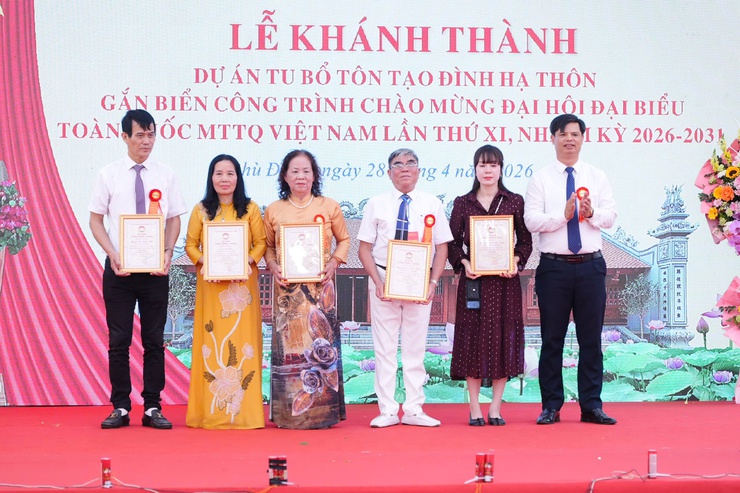 Xã Phù Đổng: khánh thành công trình tu bổ, tôn tạo Đình Hạ Thôn và gắn biển công trình chào mừng Đại hội đại biểu toàn quốc MTTQ Việt Nam lần thứ XI, nhiệm kỳ 2026 – 2031- Ảnh 6.