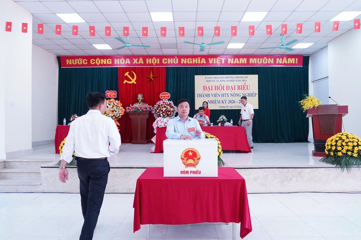 Hợp tác xã Nông nghiệp Ngọc Hòa tổ chức thành công Đại hội đại biểu thành viên lần thứ III, nhiệm kỳ 2026–2031- Ảnh 5.