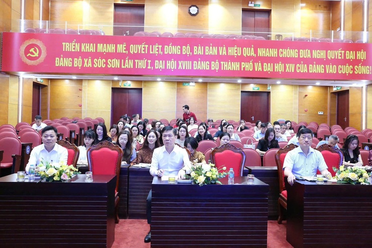 XÃ SÓC SƠN TỔ CHỨC HỘI NGHỊ GIAO BAN NGÀNH GIÁO DỤC THÁNG 4, TRIỂN KHAI NHIỆM VỤ TRỌNG TÂM THÁNG 5 NĂM 2026- Ảnh 1.