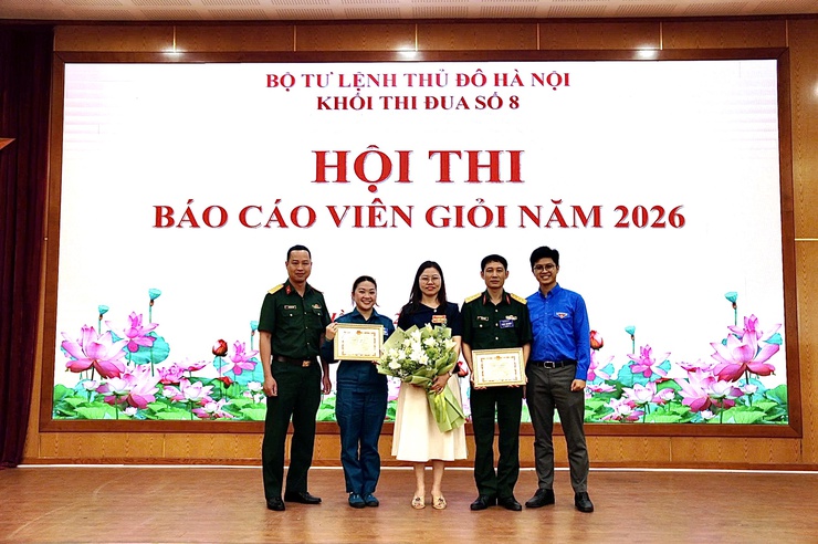 Phường Phú Thượng ghi dấu ấn nổi bật tại Hội thi Báo cáo viên giỏi lực lượng vũ trang Thủ đô 2026- Ảnh 4.