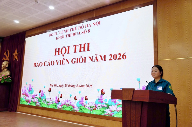 Phường Phú Thượng ghi dấu ấn nổi bật tại Hội thi Báo cáo viên giỏi lực lượng vũ trang Thủ đô 2026- Ảnh 2.