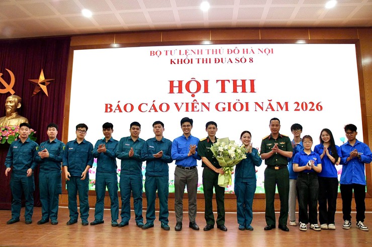 Phường Phú Thượng ghi dấu ấn nổi bật tại Hội thi Báo cáo viên giỏi lực lượng vũ trang Thủ đô 2026- Ảnh 1.
