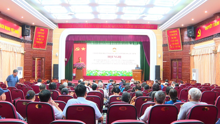 Uỷ ban MTTQ Việt Nam phường Từ Liêm quán triệt, tuyên truyền và triển khai thực hiện Nghị quyết số 02-NQ/TW của Bộ Chính trị trong hệ thống Mặt trận- Ảnh 1.