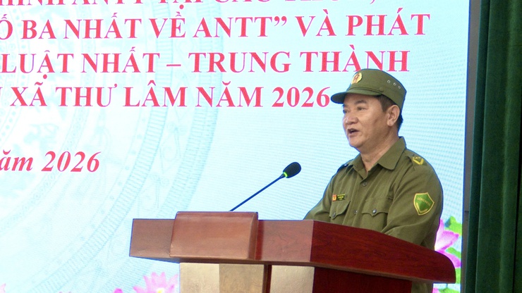 UBND - BCĐ thực hiện phong trào toàn dân bảo vệ ANTQ xã Thư Lâm tổ chức Lễ ra mắt 02 mô hình “Giao ban, rà soát tình hình an ninh trật tự tại các thôn, khu dân cư, tổ dân phố”- Ảnh 22.