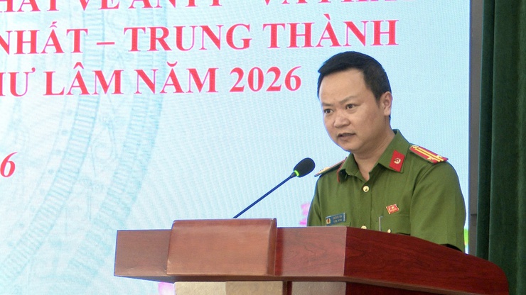 UBND - BCĐ thực hiện phong trào toàn dân bảo vệ ANTQ xã Thư Lâm tổ chức Lễ ra mắt 02 mô hình “Giao ban, rà soát tình hình an ninh trật tự tại các thôn, khu dân cư, tổ dân phố”- Ảnh 18.