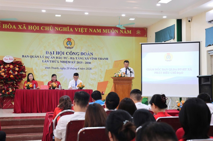 Đại hội Công đoàn Ban Quản lý dự án đầu tư – hạ tầng xã Vĩnh Thanh lần thứ I, nhiệm kỳ 2025–2030 thành công tốt đẹp- Ảnh 8.