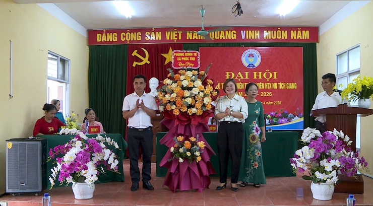 Đại hội đại biểu thành viên thường niên HTXNN Tích Giang năm 2026.- Ảnh 1.