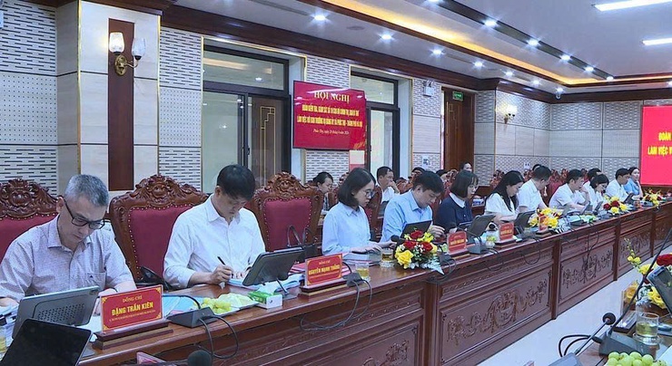 Đoàn kiểm tra, giám sát số 10 của Bộ Chính trị, Ban Bí thư làm việc với Ban Thường vụ Đảng uỷ xã Phúc Thọ- Ảnh 9.