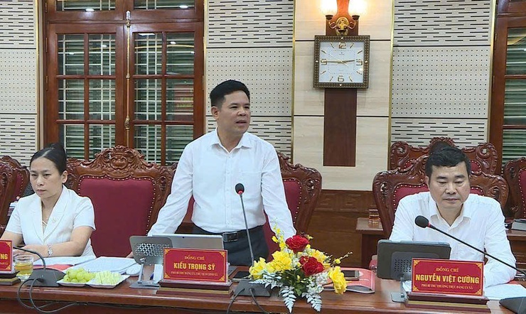 Đoàn kiểm tra, giám sát số 10 của Bộ Chính trị, Ban Bí thư làm việc với Ban Thường vụ Đảng uỷ xã Phúc Thọ- Ảnh 4.