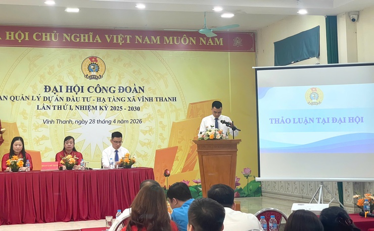 Đại hội Công đoàn Ban Quản lý dự án đầu tư – hạ tầng xã Vĩnh Thanh lần thứ I, nhiệm kỳ 2025–2030 thành công tốt đẹp- Ảnh 5.