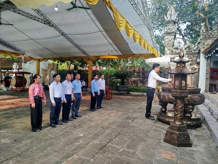 Làng Mậu Hoà kỷ niệm 1.092 năm Ngày sinh Tướng công Phạm Đông Nga - Ảnh 1.