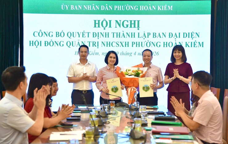 Thành lập Ban Đại diện Hội đồng quản trị Ngân hàng Chính sách xã hội phường Hoàn Kiếm- Ảnh 1.