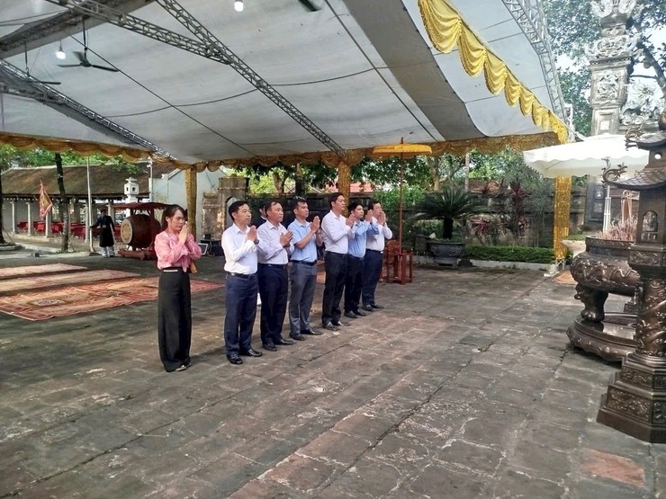 Làng Mậu Hoà kỷ niệm 1.092 năm Ngày sinh Tướng công Phạm Đông Nga - Ảnh 2.