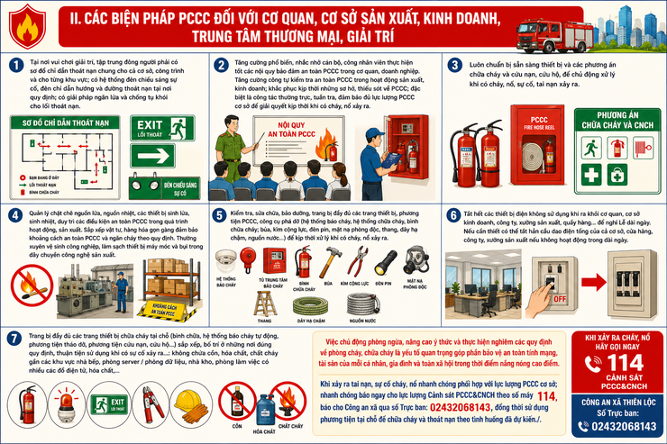 Khuyến cáo các biện pháp an toàn PCCC trong dịp nghỉ lễ 30/4 – 1/5 trên địa xã Thiên Lộc- Ảnh 2.