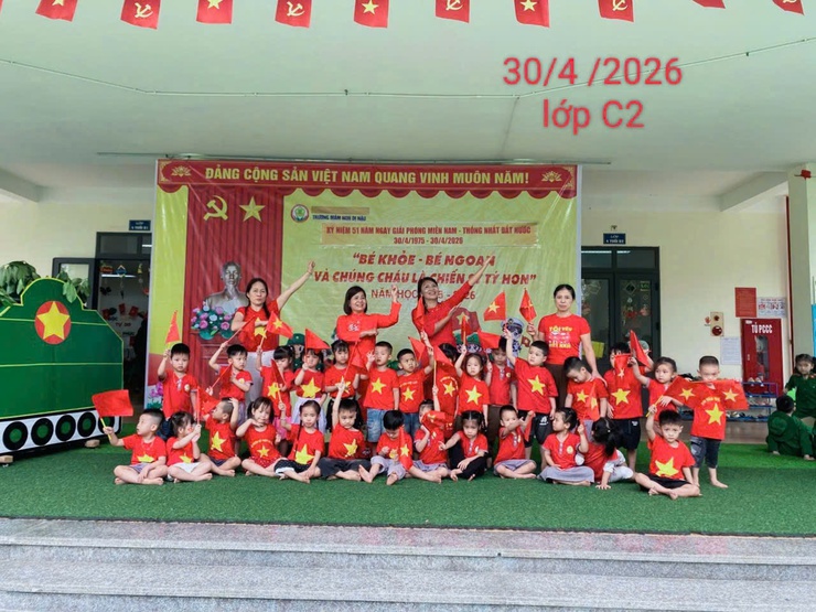 TRƯỜNG MẦM NON DỊ NẬU TỔ CHỨC HOẠT ĐỘNG TRẢI NGHIỆM HƯỚNG TỚI KỶ NIỆM 51 NĂM NGÀY GIẢI PHÓNG MIỀN NAM- Ảnh 3.