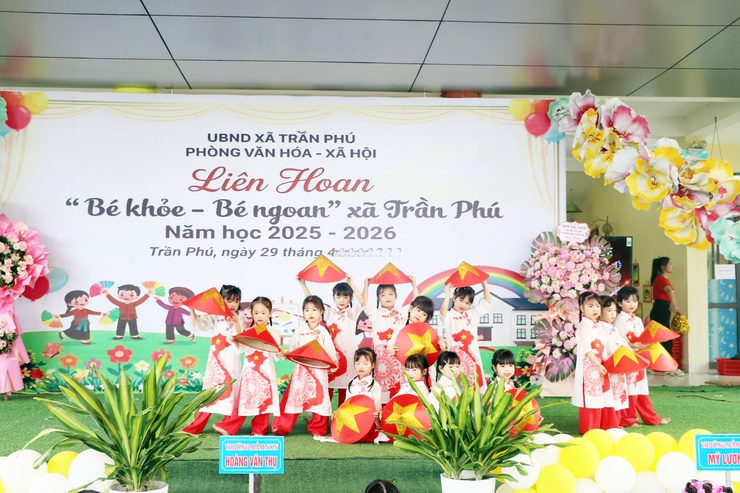 UBND xã Trần Phú tổ chức thành công: Liên hoan “Bé khỏe – Bé ngoan”- Ảnh 3.
