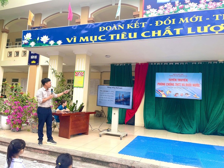 TRƯỜNG TIỂU HỌC QUẢNG PHÚ CẦU TĂNG CƯỜNG TUYÊN TRUYỀN PHÒNG CHỐNG ĐUỐI NƯỚC, TAI NẠN THƯƠNG TÍCH CHO HỌC SINH- Ảnh 3.