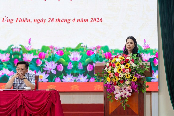 Đẩy mạnh chuyển đổi số, vận hành hiệu quả mô hình “4 trục thông suốt”, xã Ứng Thiên quyết tâm hoàn thành toàn diện nhiệm vụ tháng 5 và quý II-2026- Ảnh 7.