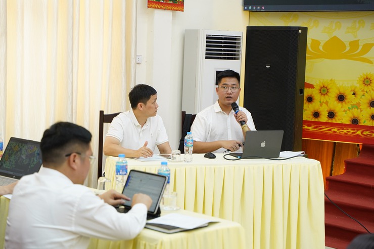 Thường trực Đảng ủy xã nghe báo cáo công tác rà soát quy hoạch các dự án trên địa bàn xã- Ảnh 3.