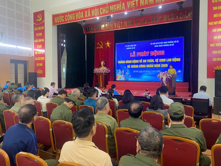 Phường Bồ Đề phát động Tháng hành động về An toàn, vệ sinh lao động và Tháng Công nhân năm 2026 gắn với tập huấn chuyên đề- Ảnh 3.
