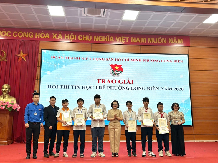 Hội nghị sơ kết công tác Đoàn và phong trào thanh thiếu nhi phường Long Biên quý I năm 2026- Ảnh 5.