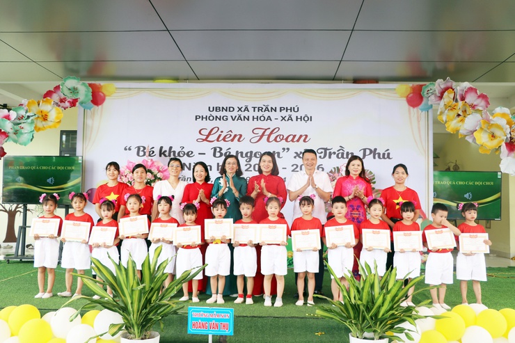 UBND xã Trần Phú tổ chức thành công: Liên hoan “Bé khỏe – Bé ngoan”- Ảnh 13.